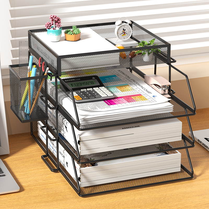 Desktop Filing Tray - Bureau A4 papier bureau organisateur Document