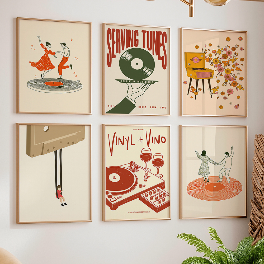 Office Furniture Layout - 1 pièce Affiche murale vintage sur