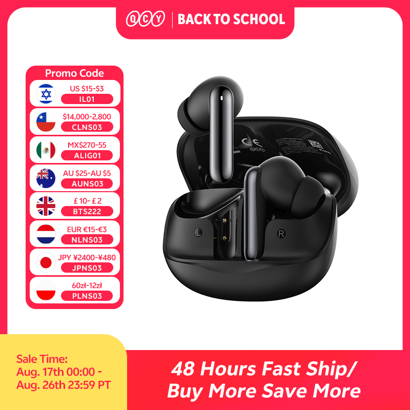 Telephone Headset Office - QCY Melobuds N50 ANC Écouteurs sans