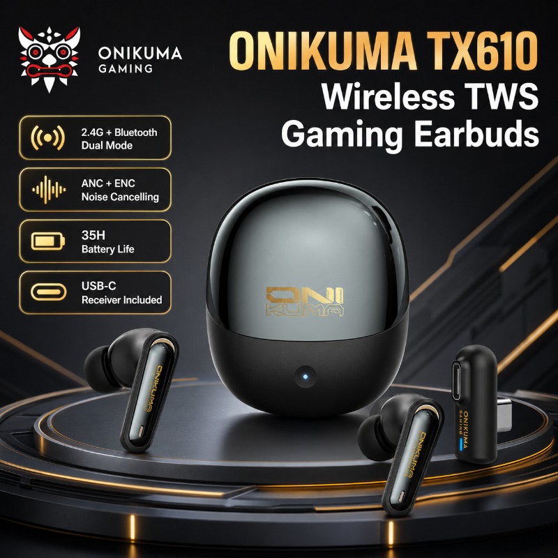 Telephone Headset Office - Écouteurs de jeu sans fil ONIKUMA