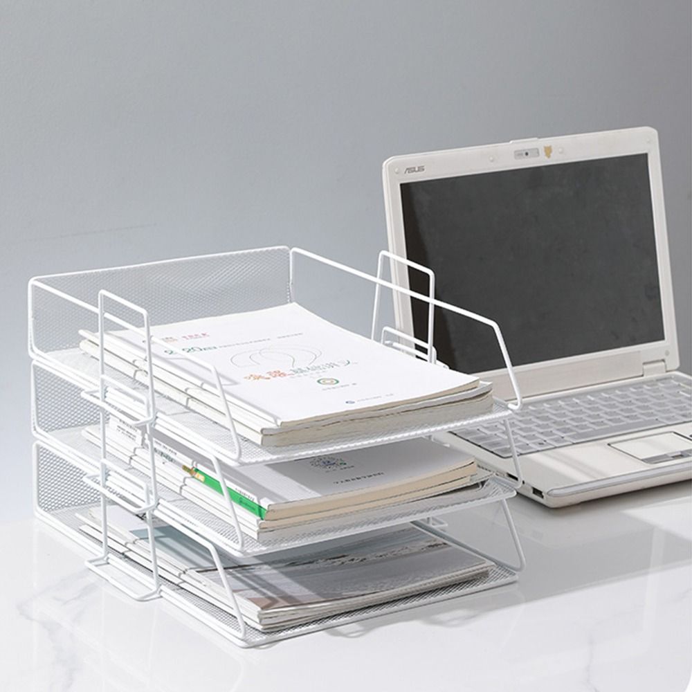 Desktop Filing Tray - Organisateur de bureau élégant, empilable, en