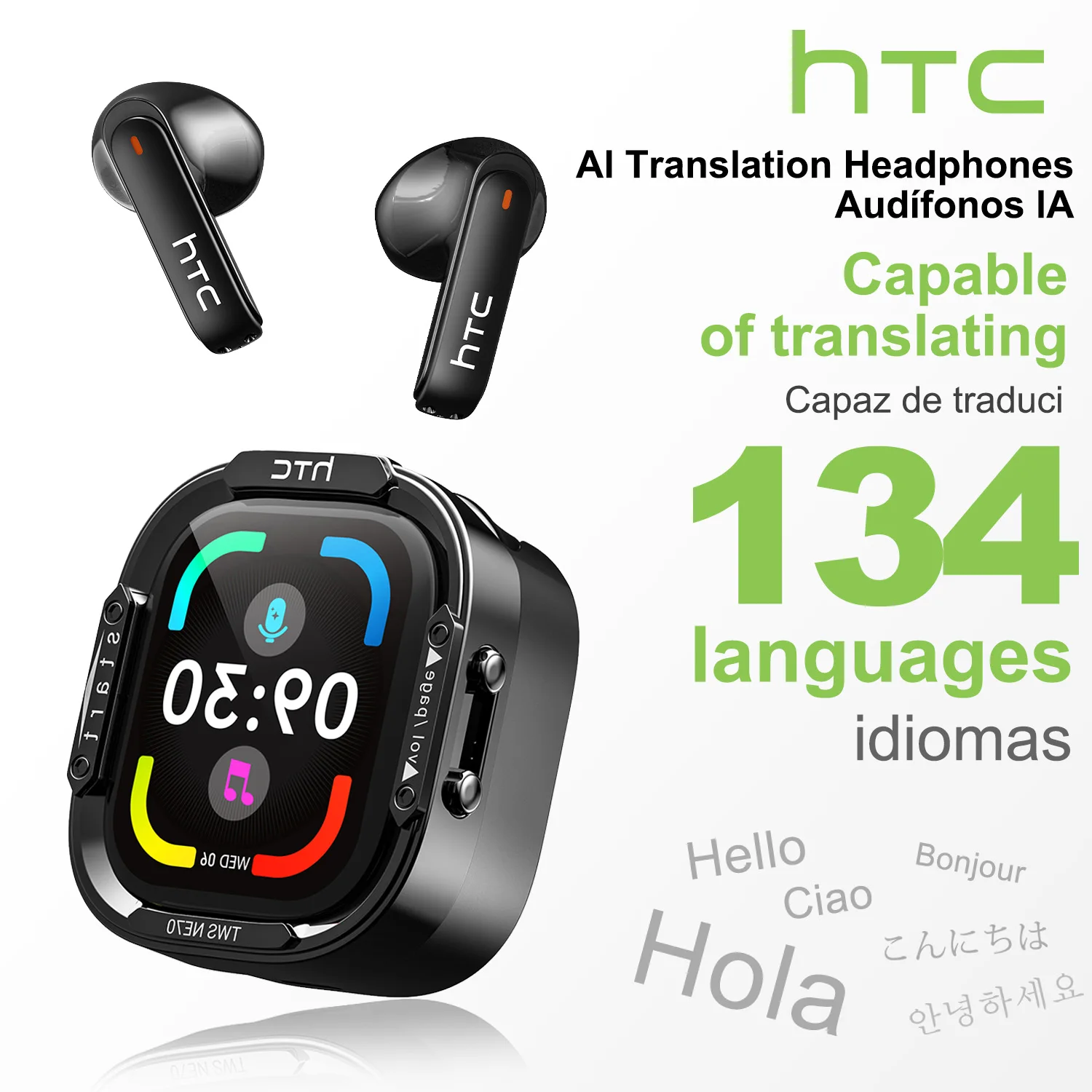 Telephone Headset Office - Écouteurs sans fil HTC NE70 Bluetooth