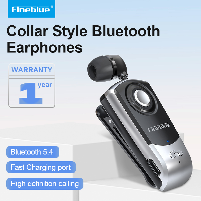 Telephone Headset Office - Fineblue-Oreillettes Bluetooth sans fil F960, casque