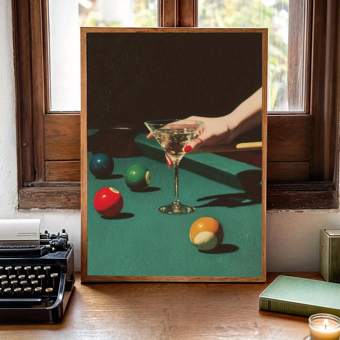 1 affiche vintage de billard,  - Office Supply Cart avis et prix