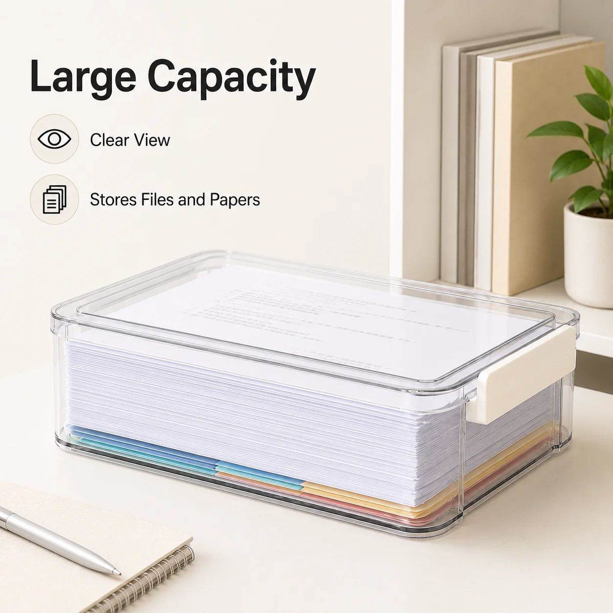Boîte de rangement transparent - Desktop Filing Tray avis et prix