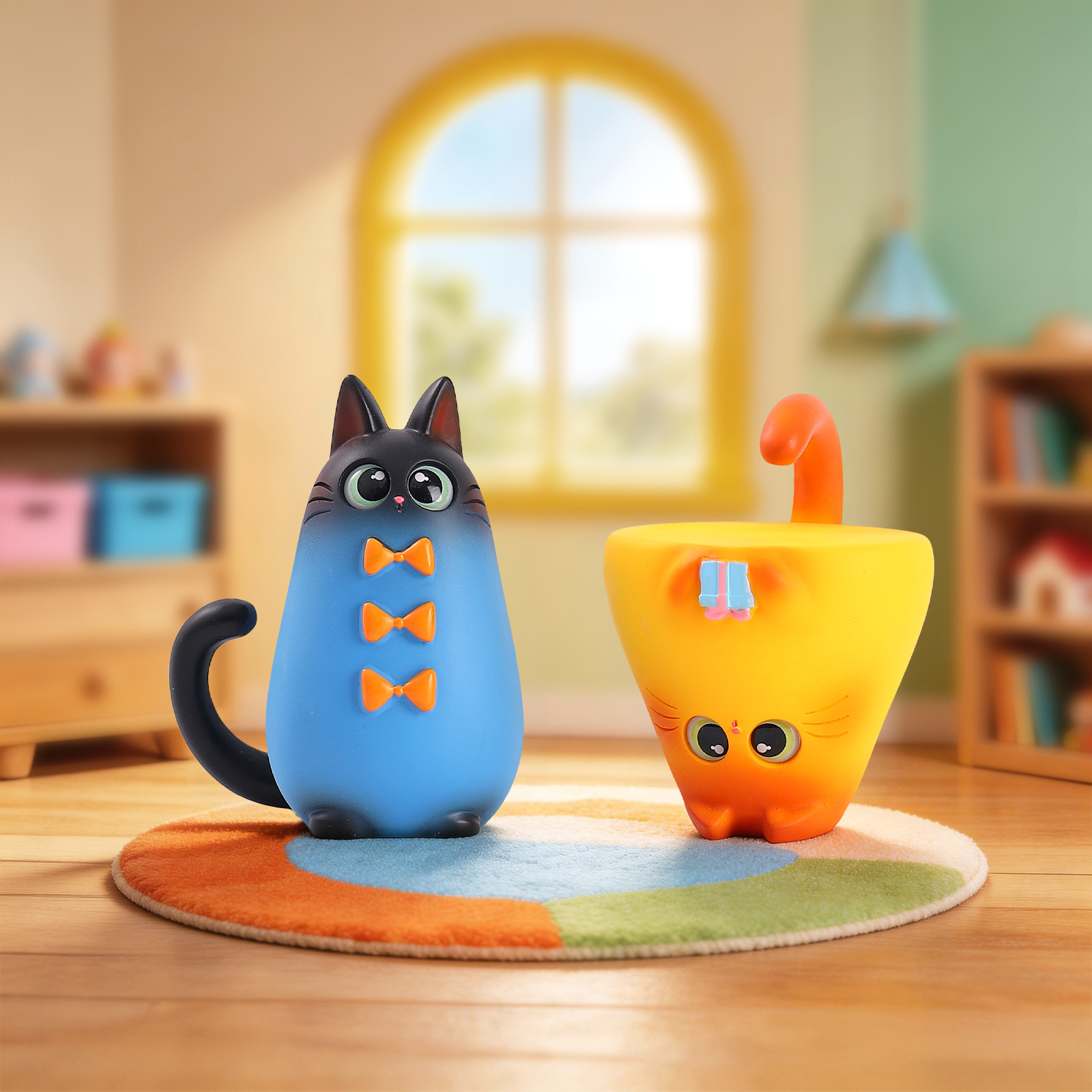 Figurine de chat en résine pou - Office Furniture Layout avis et prix