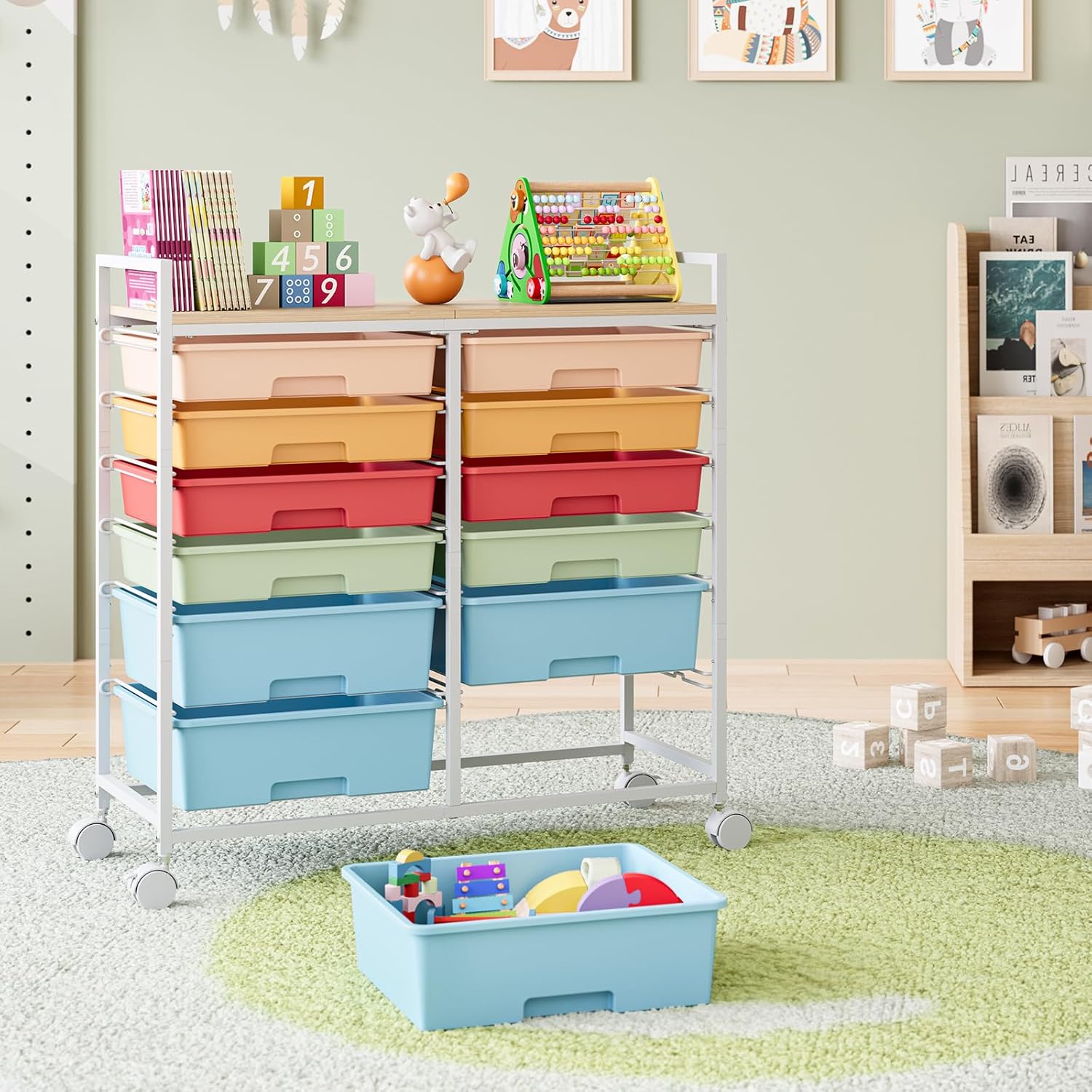 Chariot de rangement à roulett - Office Supply Cart avis et prix