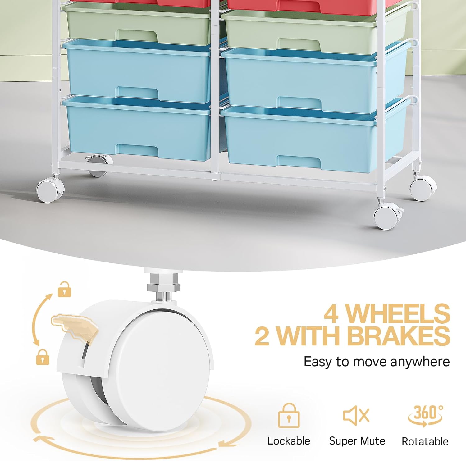 Chariot de rangement à roulett - Office Supply Cart avis et prix