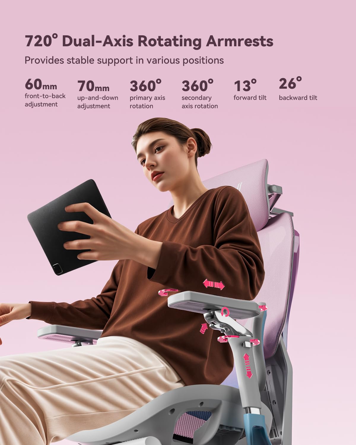 AutoFull G7 360 °   Accoudoirs - Office Furniture Zone avis et prix