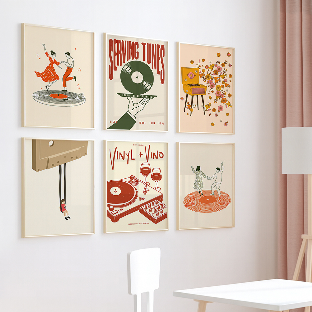 1 pièce Affiche murale vintage - Office Furniture Layout avis et prix