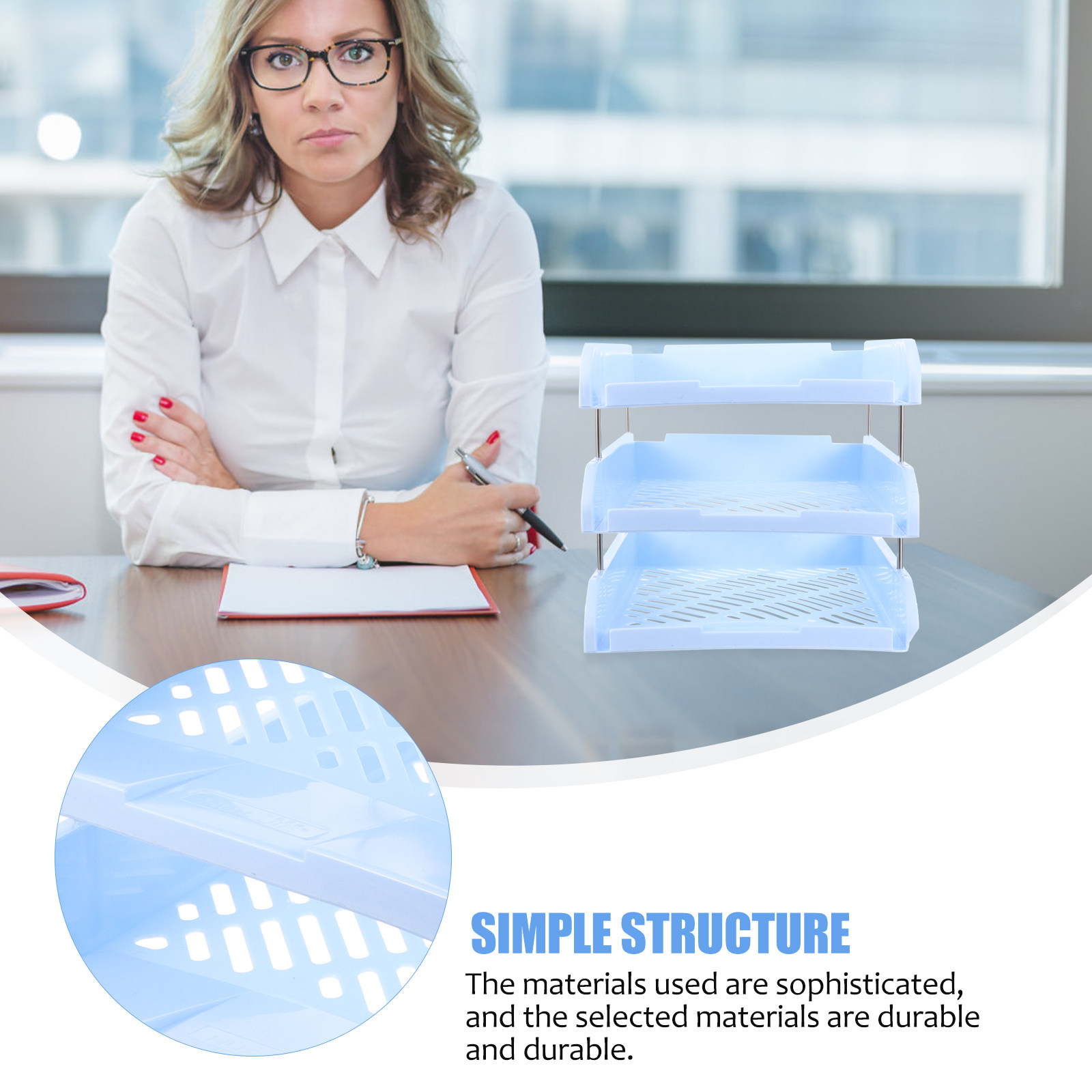 Organisateur de bureau à 3 niv - Desktop Filing Tray avis et prix