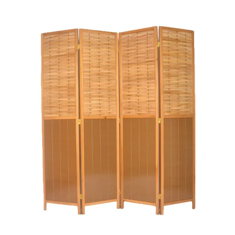 Paravent pliant vintage en boi - Room Divider Bamboo avis et prix