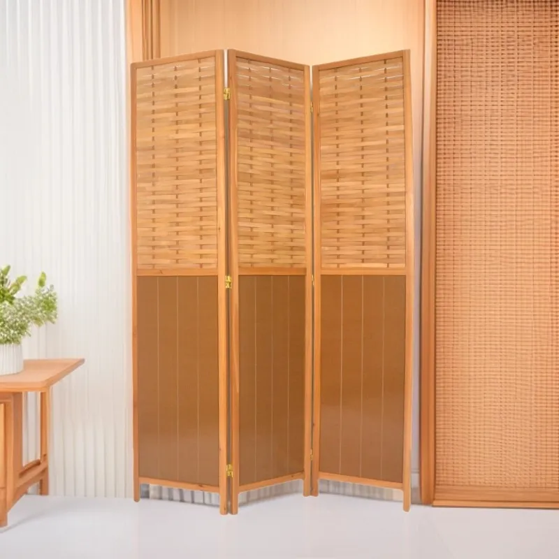 Paravent pliant vintage en boi - Room Divider Bamboo avis et prix