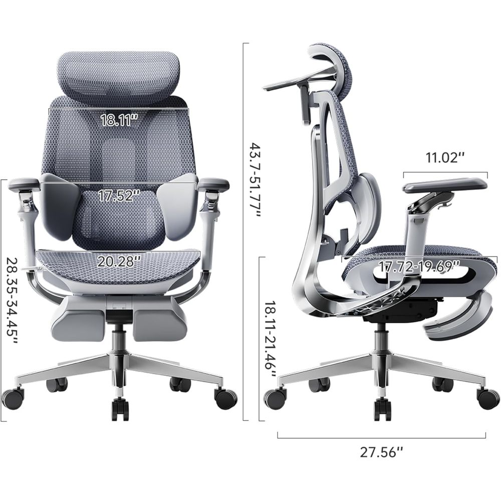 Chaise de bureau ergonomique E - Office Furniture Zone avis et prix