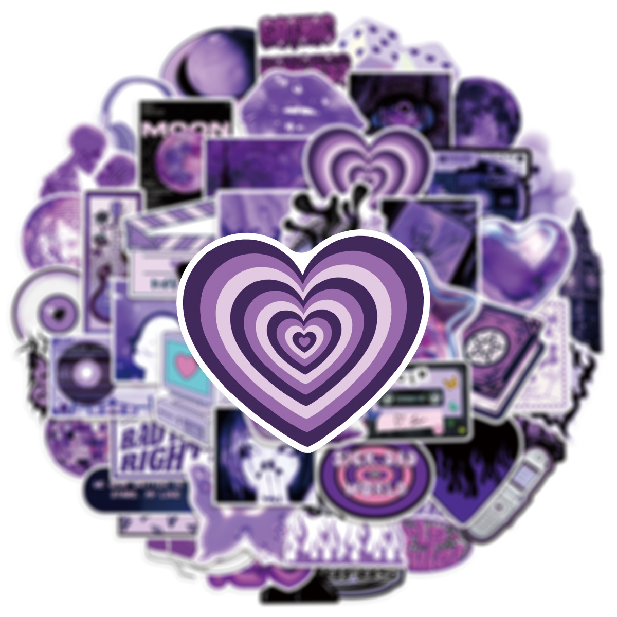 Autocollant Graffiti violet Y2 - Office Supply Cart avis et prix