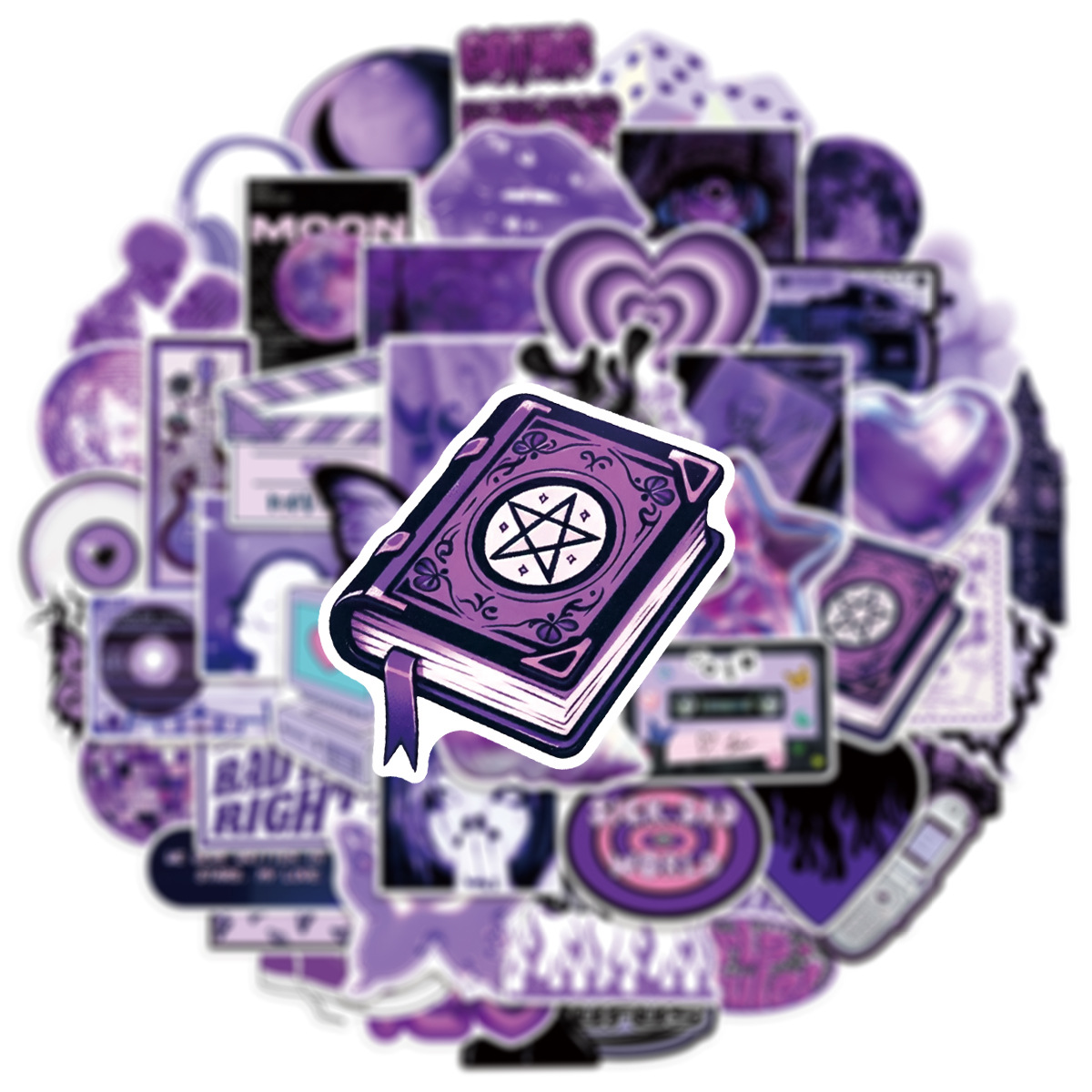 Autocollant Graffiti violet Y2 - Office Supply Cart avis et prix