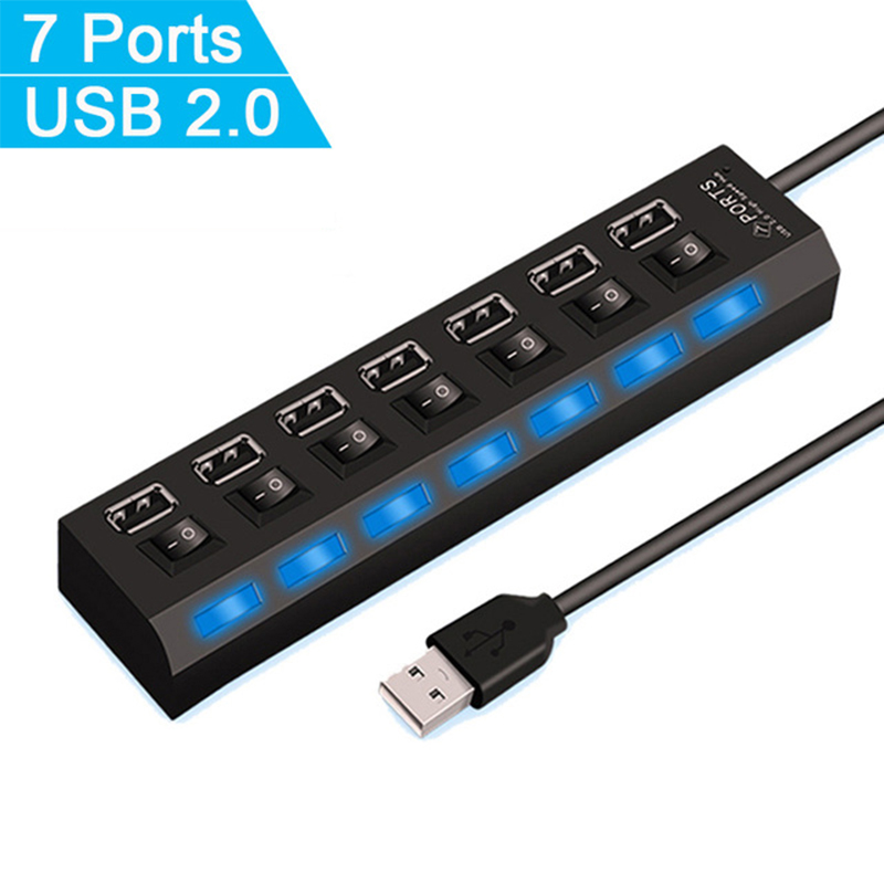 Répartiteur Hub USB 2.0 à 7 po - Office Supply Cart avis et prix