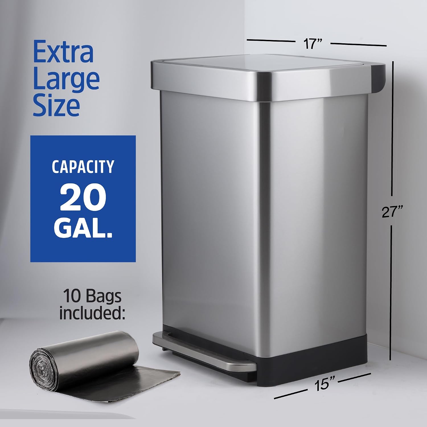 Poubelle de cuisine grande cap - Office Furniture Recycling avis et prix