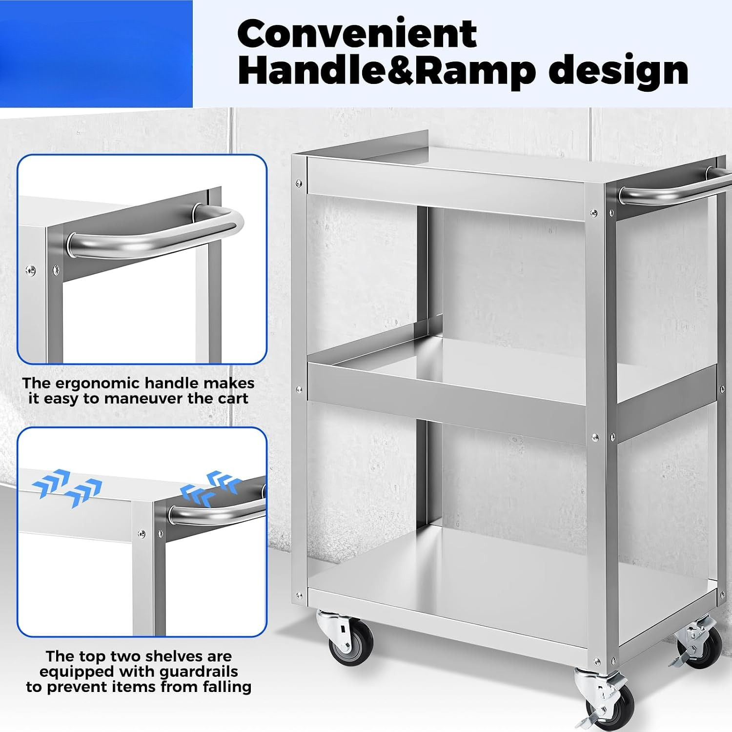 Chariot utilitaire roulant à 3 - Office Supply Cart avis et prix