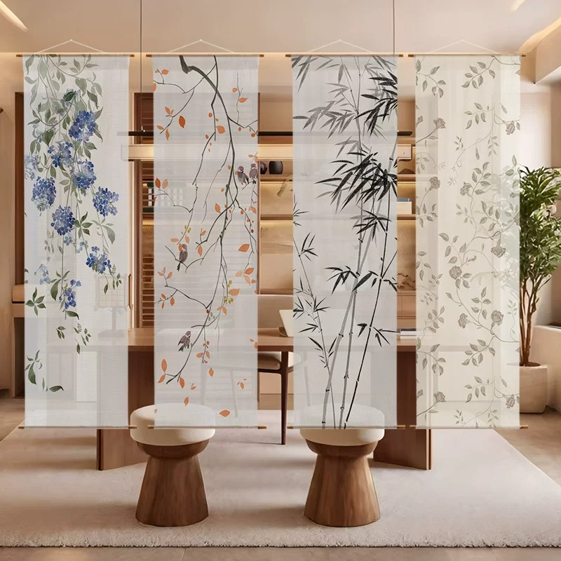 Décoration murale Zen en gaze  - Room Divider Bamboo avis et prix