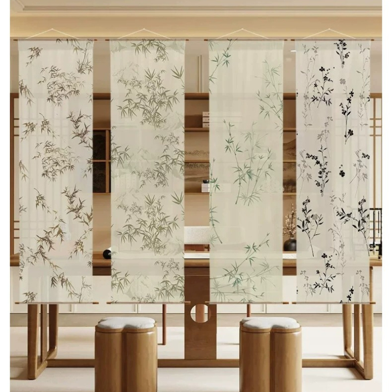 Décoration murale Zen en gaze  - Room Divider Bamboo avis et prix