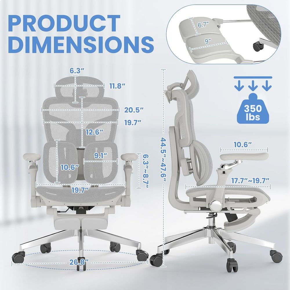 Chaise de bureau ergonomique a - Office Furniture Zone avis et prix